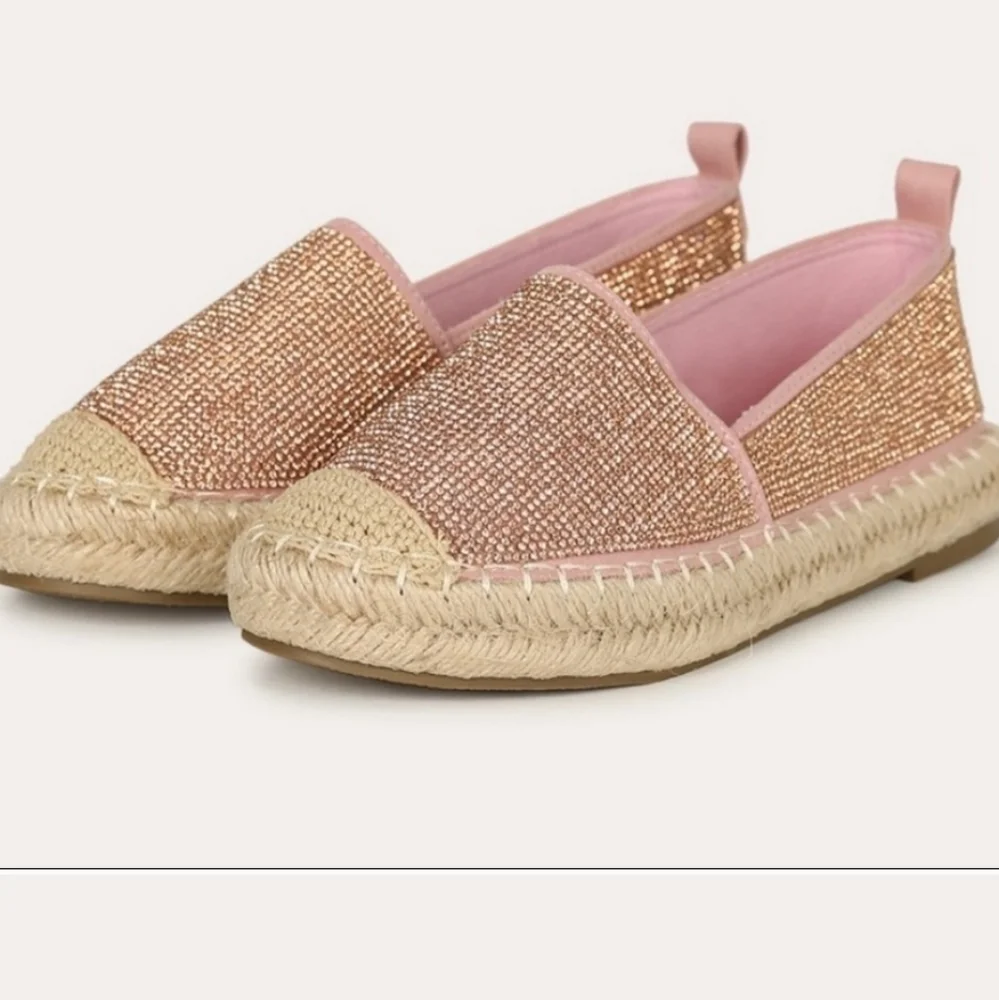 CAPE ROBBIN Brena Takes the Cake Rhinestone Espadrilles Pink women's footwear - Picture 7 of 11